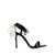 Magda Butrym Magda Butrym Sandal With Two Flowers Black