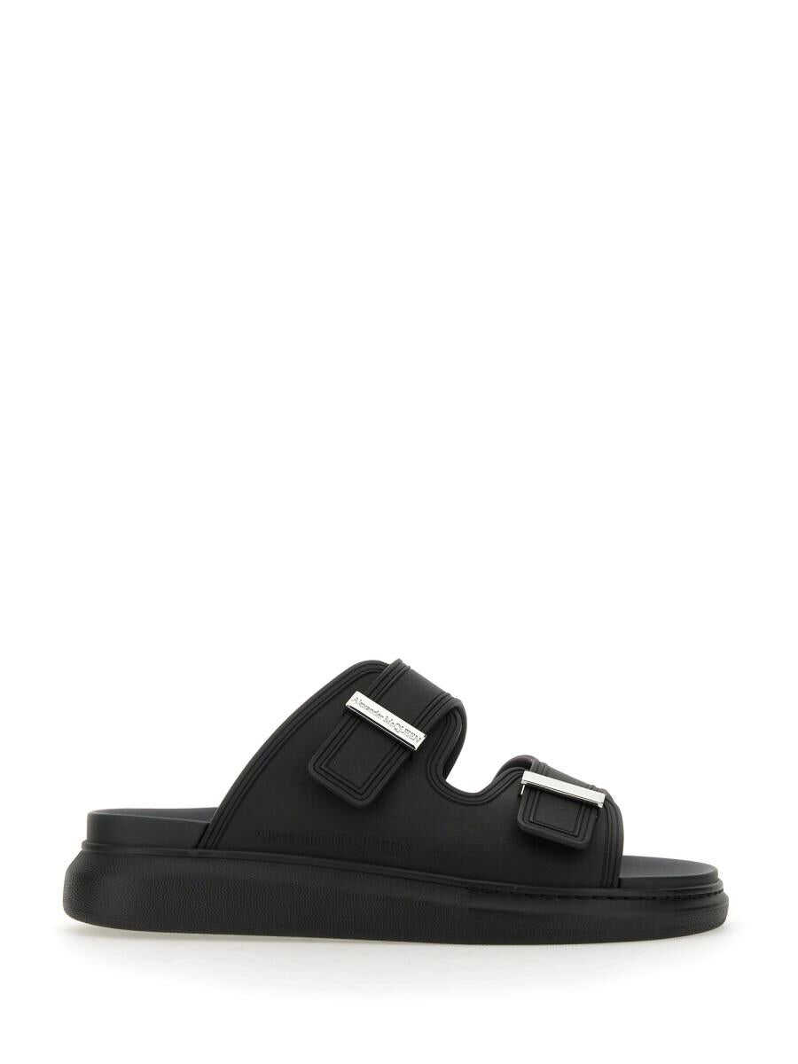 Alexander McQueen ALEXANDER MCQUEEN OVERSIZE HYBRID SANDAL BLACK