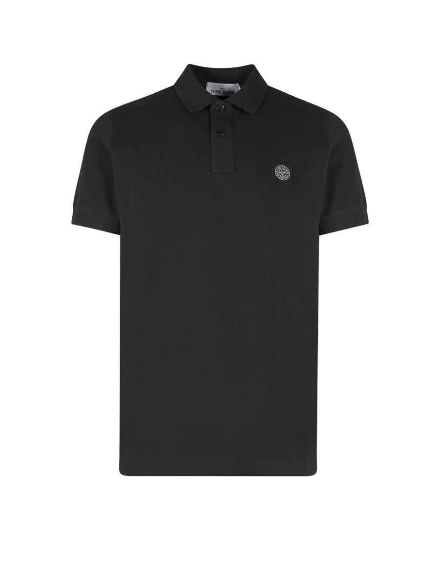 Stone Island STONE ISLAND POLO SHIRT BLACK