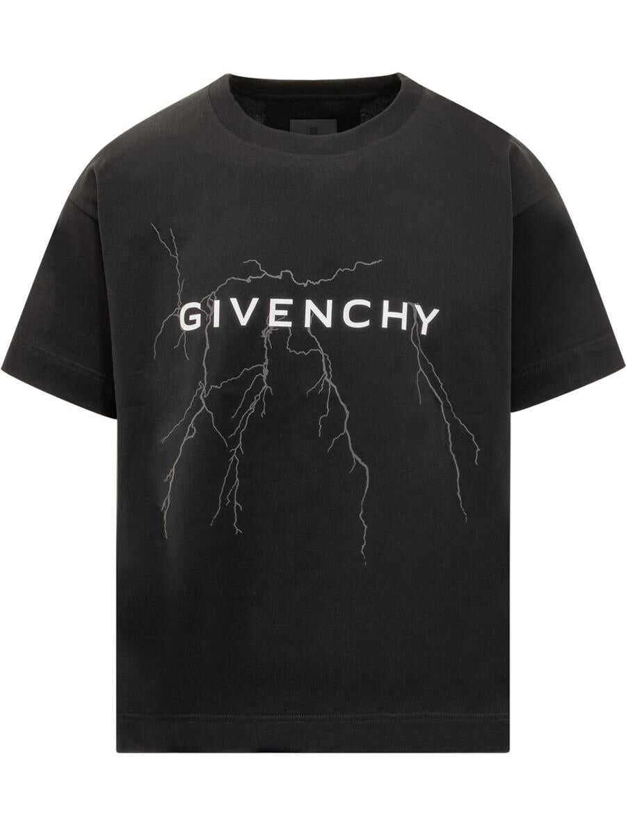 Givenchy GIVENCHY Givenchy Cotton Reflective T-Shirt BLACK