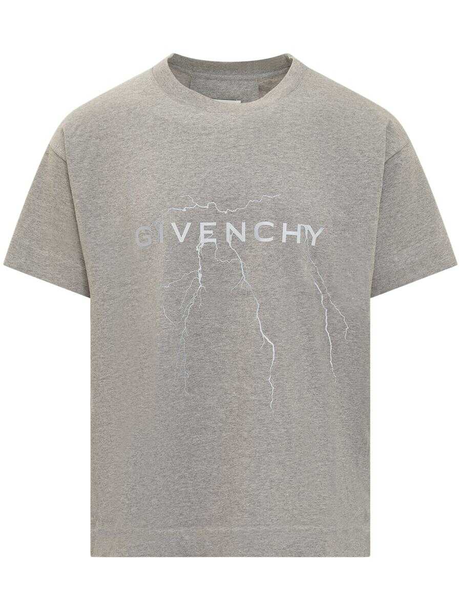 Givenchy GIVENCHY Givenchy Cotton Reflective T-Shirt GREY