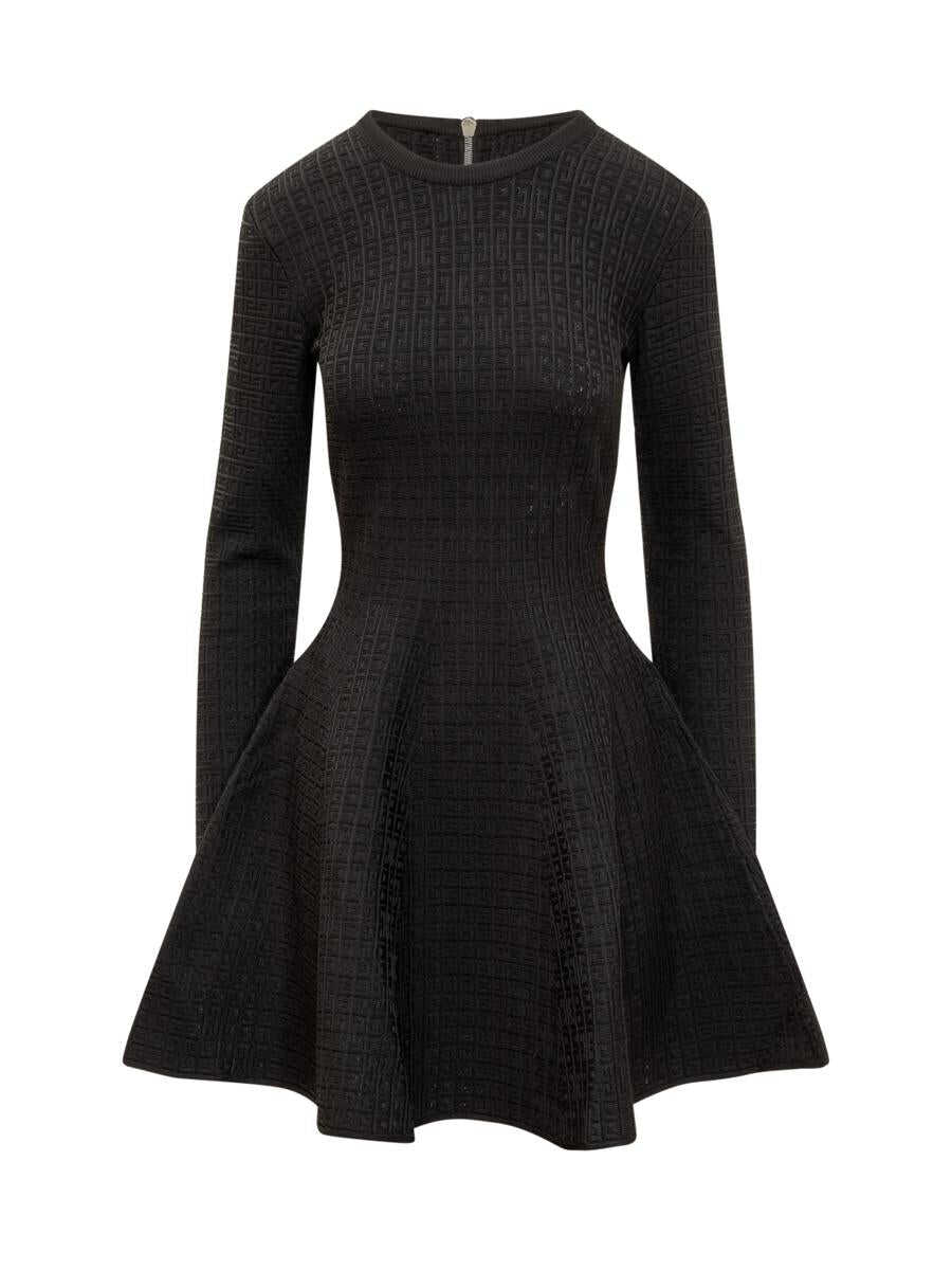 Givenchy GIVENCHY Mini Dress with 4G Jacquard BLACK