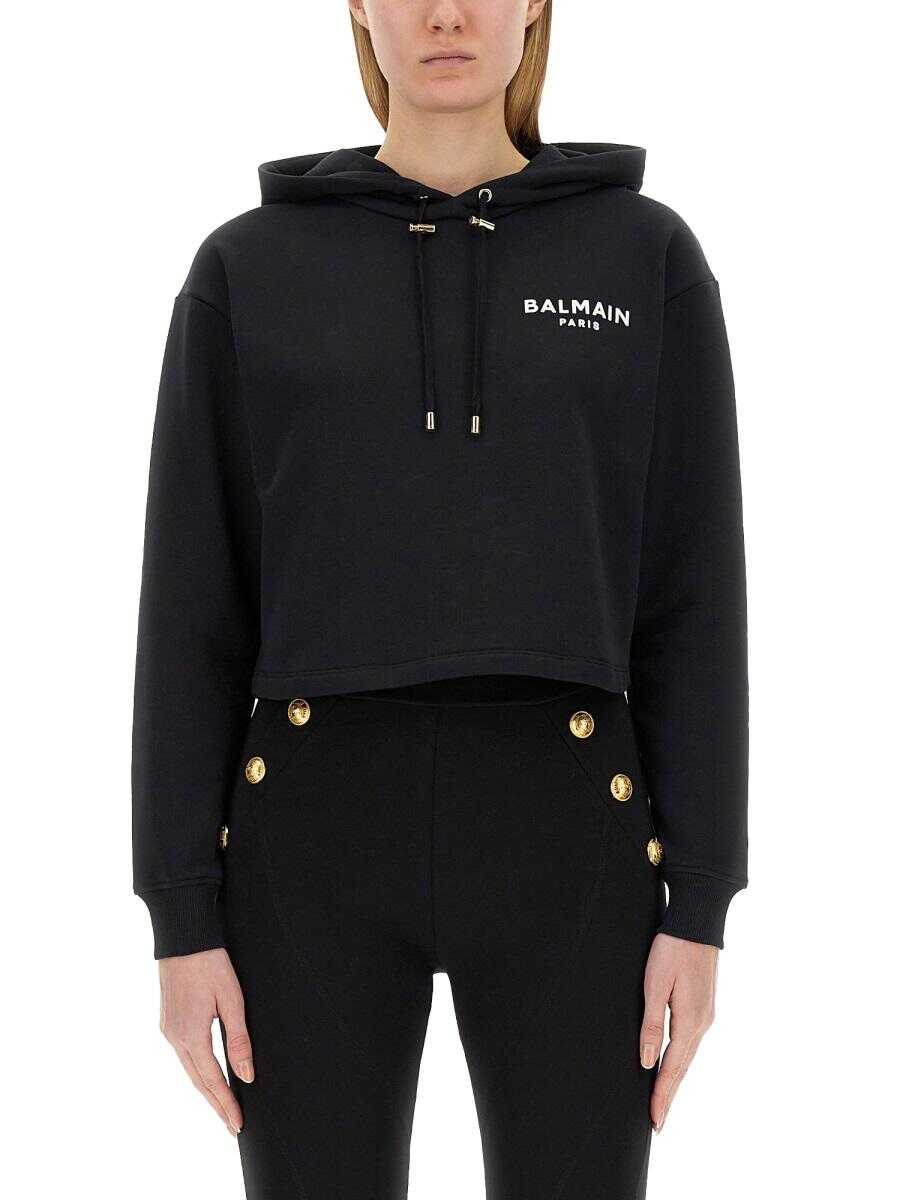 Balmain BALMAIN HOODIE BLACK