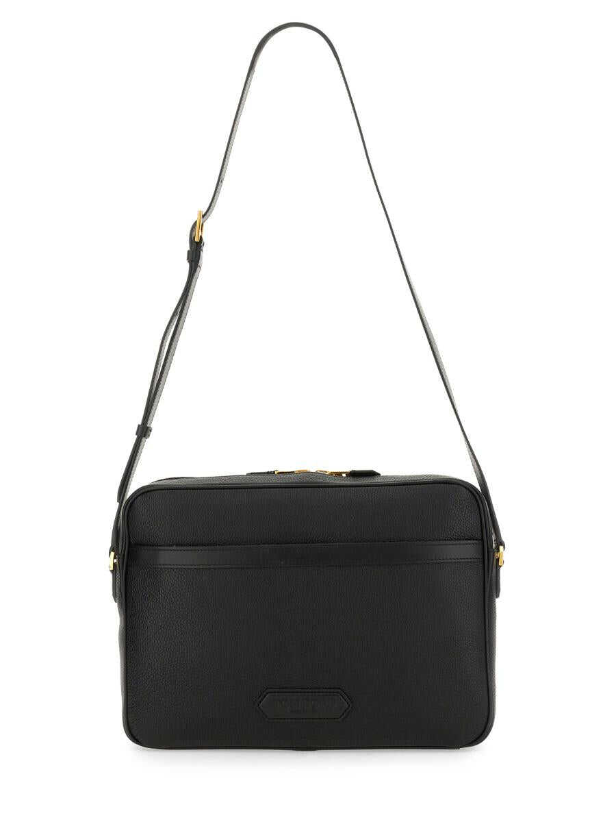 Tom Ford TOM FORD MEDIUM MESSENGER BAG BLACK