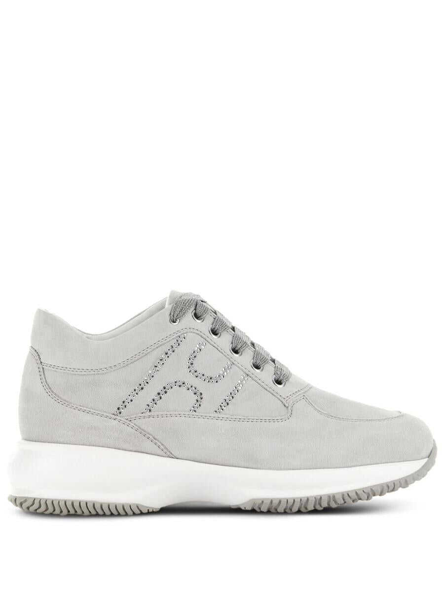 Hogan HOGAN Sneakers with crystals GREY