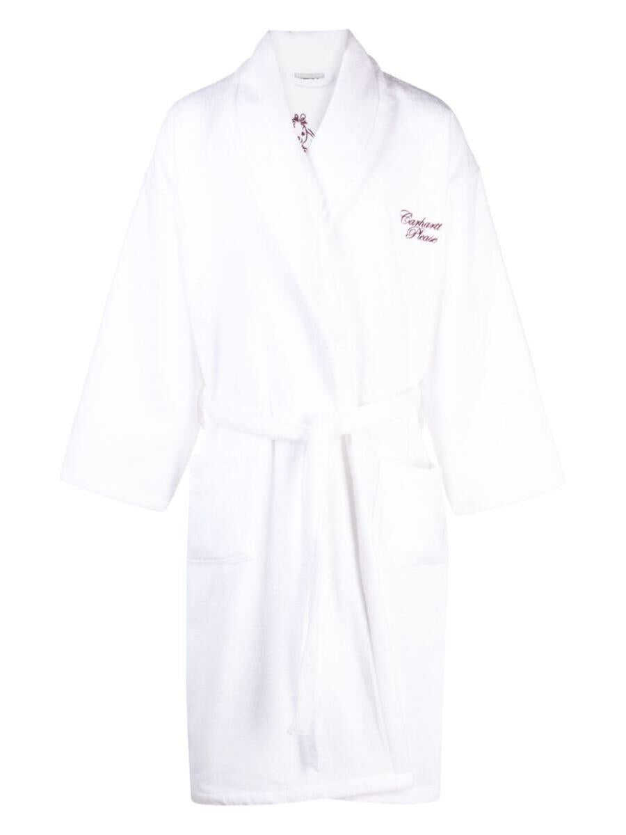 CARHARTT WIP CARHARTT WIP Cotton bathrobe WHITE