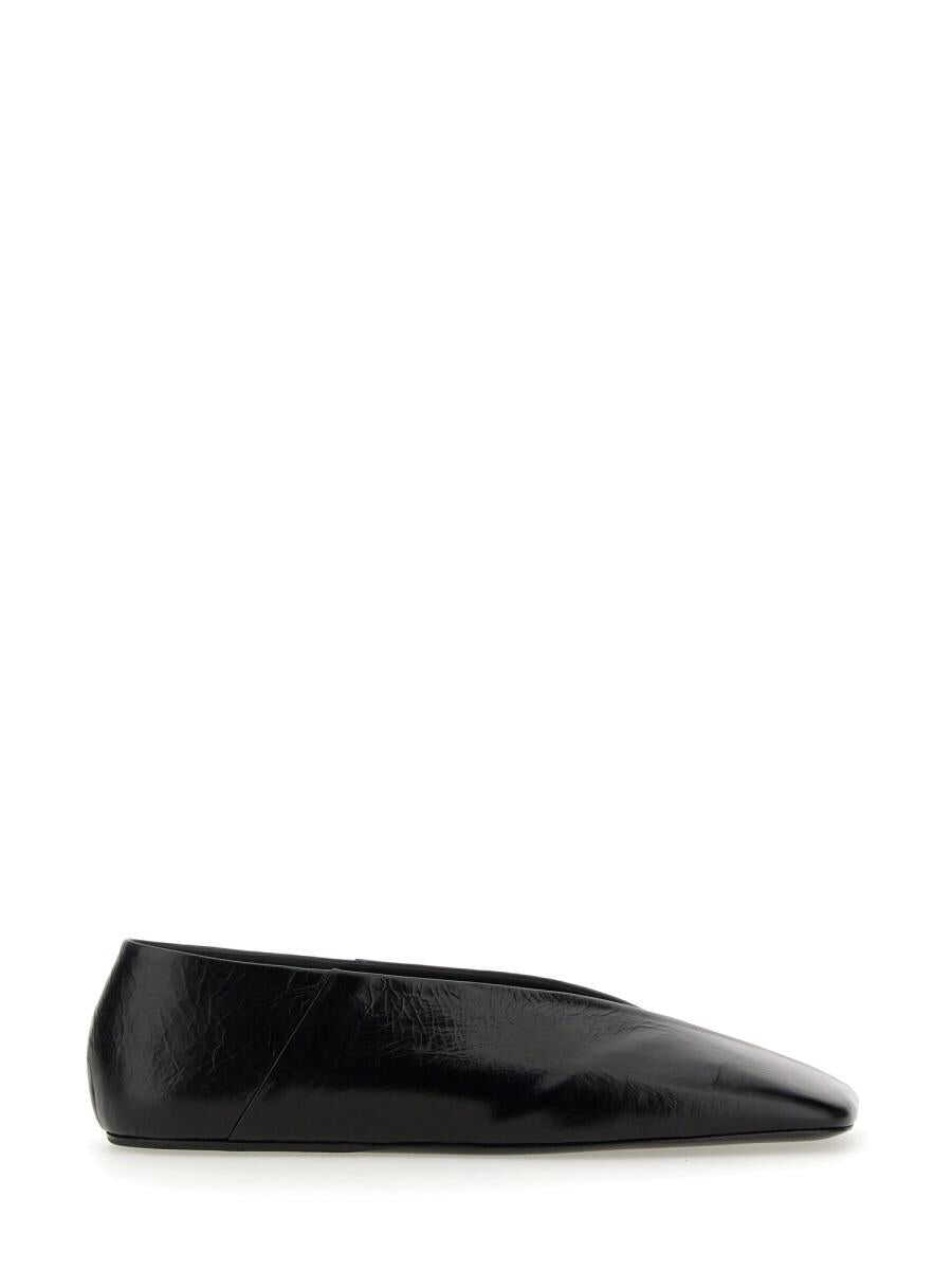 Jil Sander JIL SANDER LEATHER SLIPPER BLACK