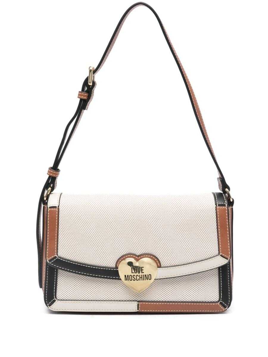 Poze LOVE Moschino LOVE MOSCHINO Textured bag BEIGE