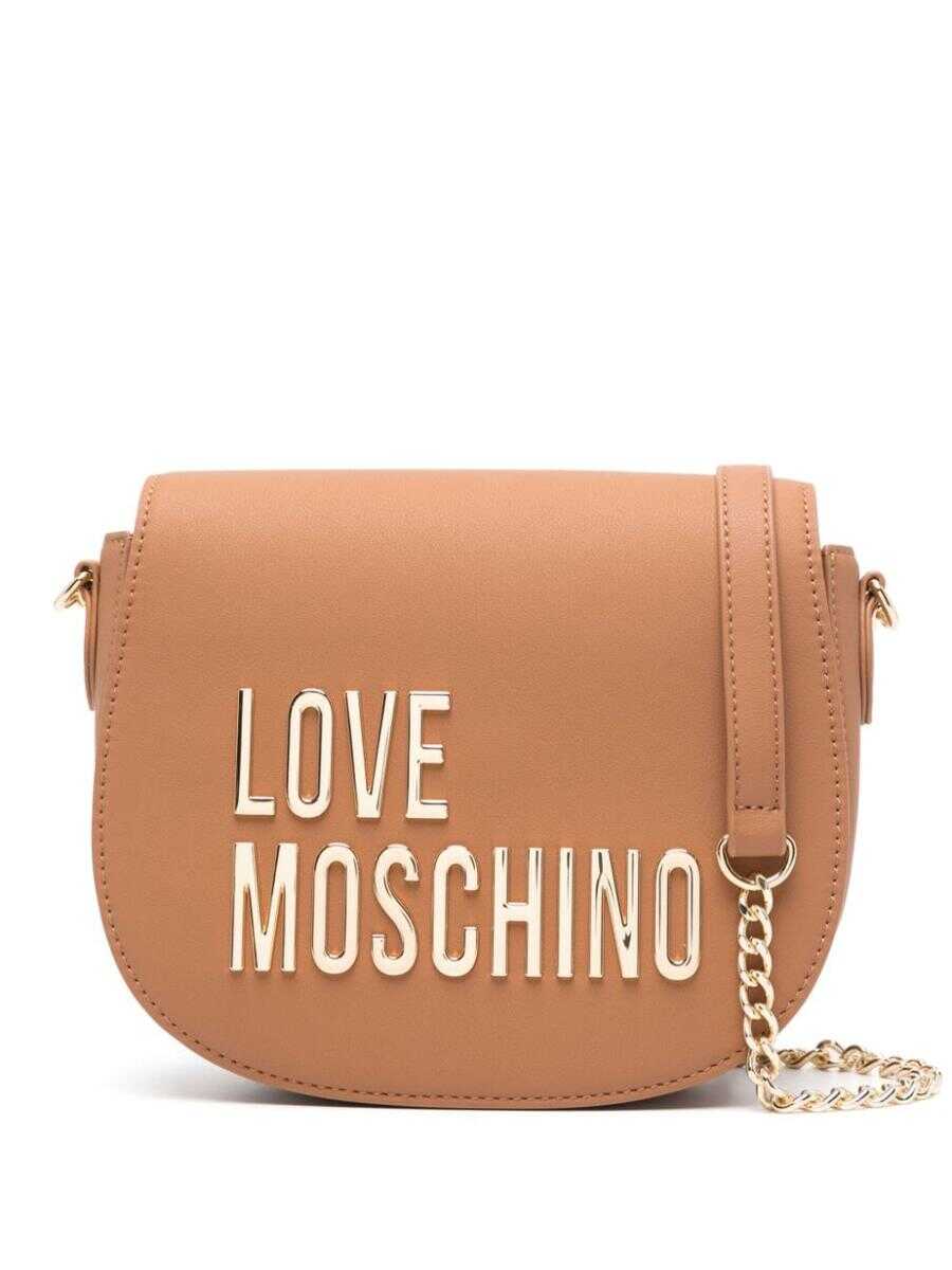 Poze LOVE Moschino LOVE MOSCHINO Bag with logo CAMEL