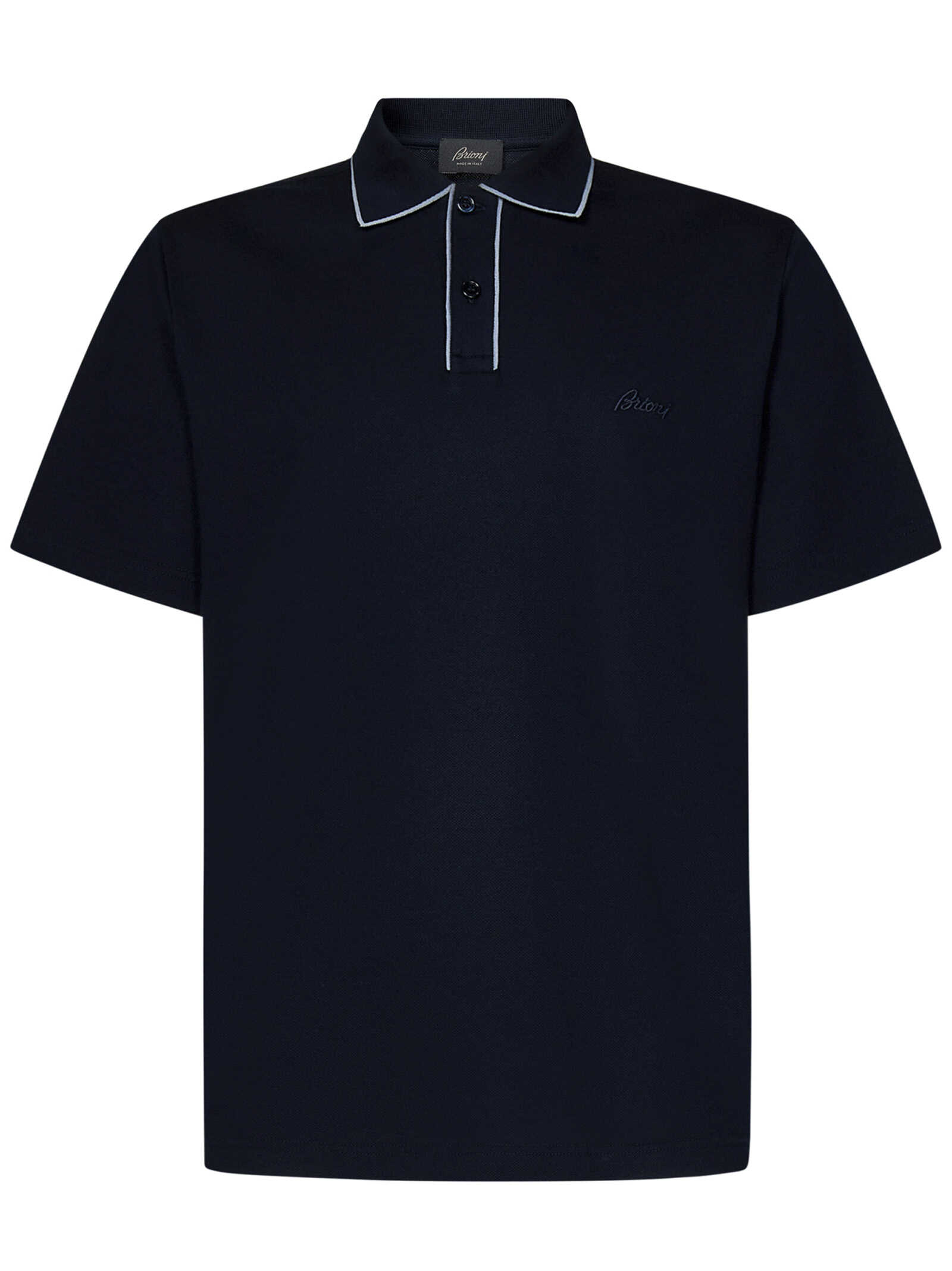 BRIONI T-shirts And Polos Blue Blue