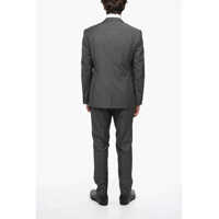 Costume CORNELIANI pentru Barbati - Costume CORNELIANI 3 Piece Cerimonia Academy Virgin Wool Suit Gray Barbati (BM 12414579) - B-mall.ro