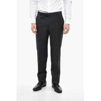 Pantaloni eleganti Regular Fit Virgin Wool Pants Barbati