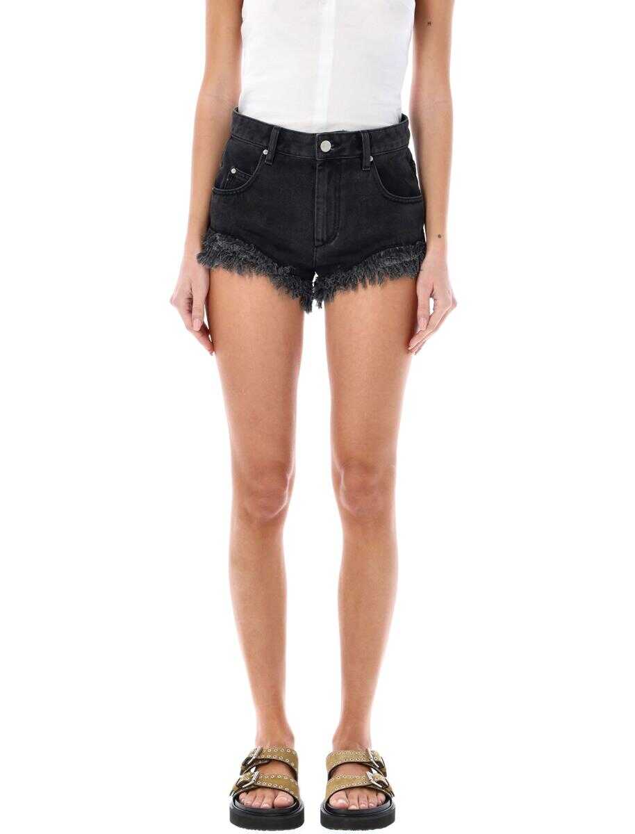 Isabel Marant ISABEL MARANT ÉTOILE Eneidao denim shorts FADED BLACK