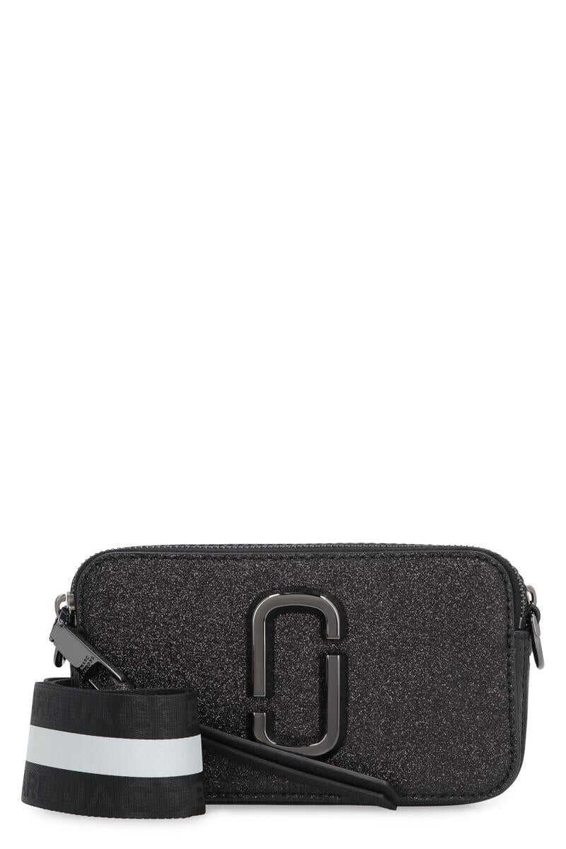 Marc Jacobs MARC JACOBS THE SNAPSHOT LEATHER CAMERA BAG BLACK