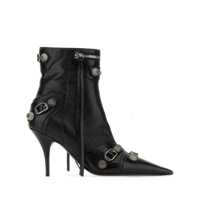 Bocanci Balenciaga Cagole Patent Pointy Toe Ankle Boots Femei