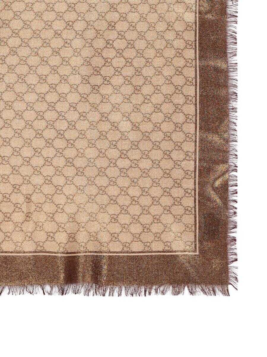Gucci Gucci Scarves SAND/LIGHT BROWN