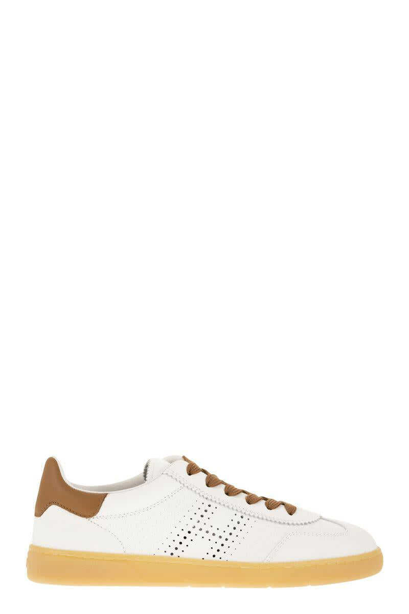 Hogan HOGAN COOL - Sneakers WHITE/COGNAC