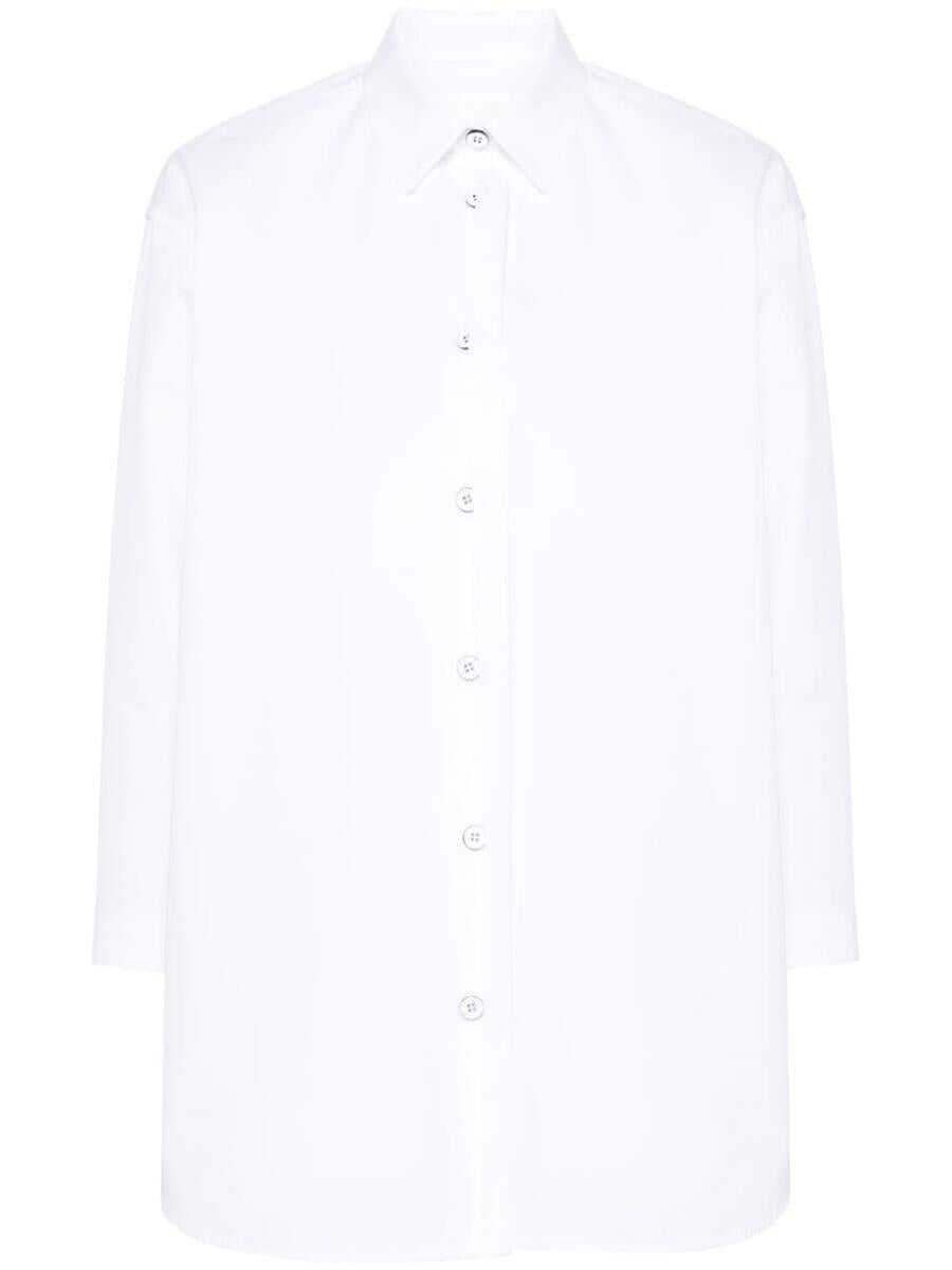 Poze Jil Sander JIL SANDER Cotton shirt WHITE b-mall.ro 