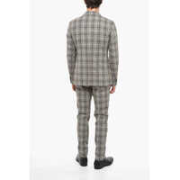 Costume CORNELIANI pentru Barbati - Costume CORNELIANI Cc Collection 2 Button District Checkered Suit Beige Barbati (BM 12425901) - B-mall.ro
