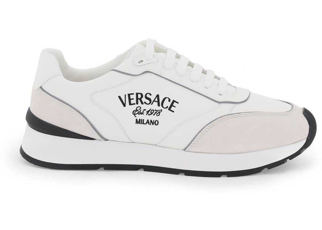 Versace Milano Runner Sneakers WHITE
