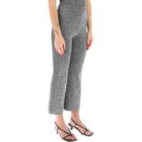 Pantaloni eleganti Stretch Knit Cropped Pants Femei