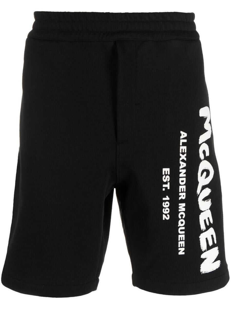Alexander McQueen Alexander McQueen Shorts BLACK/IVORY