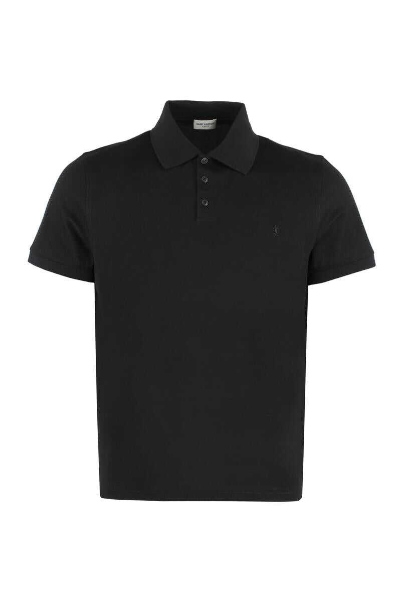 Saint Laurent SAINT LAURENT POLO SHIRT BLACK