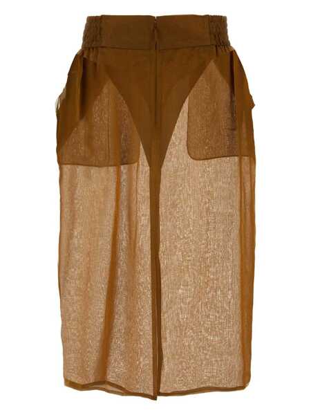 Fuste Saint Laurent Saint Laurent Skirts ORANGE Femei (BM 12432564) 2