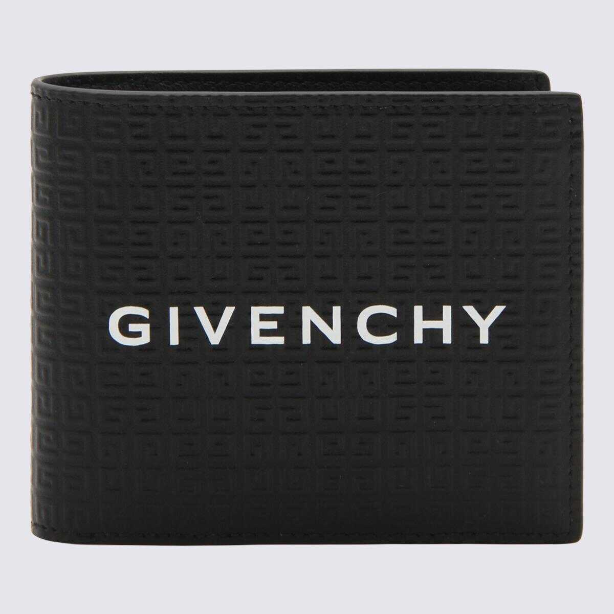 Givenchy GIVENCHY BLACK LEATHER BIFOLD WALLET BLACK