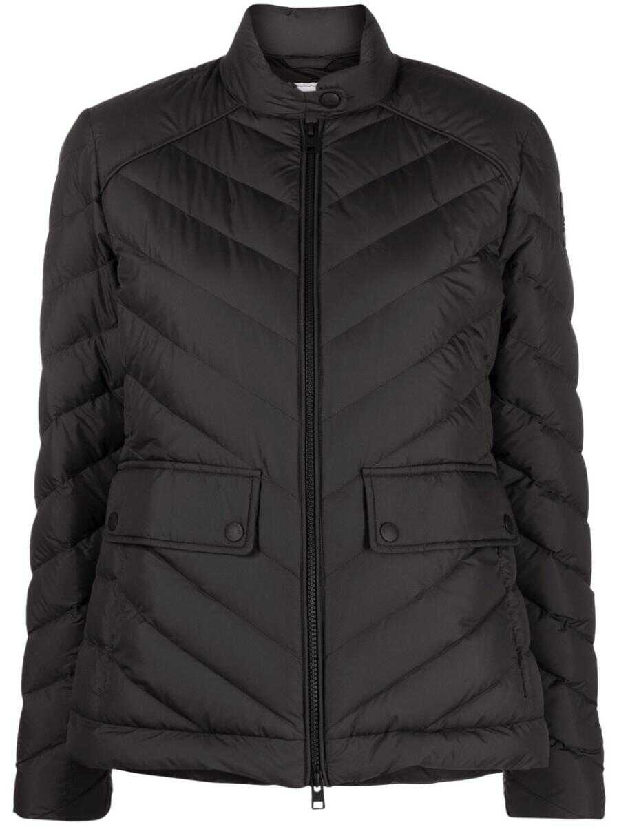 Poze Woolrich WOOLRICH Chevron quilted short jacket BLACK b-mall.ro 