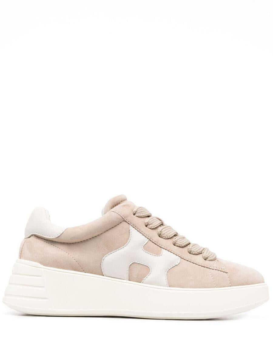 Hogan HOGAN Rebel suede sneakers POWDER