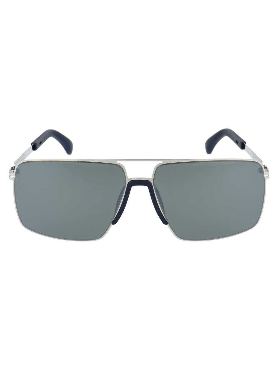 MYKITA Mykita SUNGLASSES 309 MH10 NAVY BLUE/SHINY SILVER LIGHT SILVER FLASH