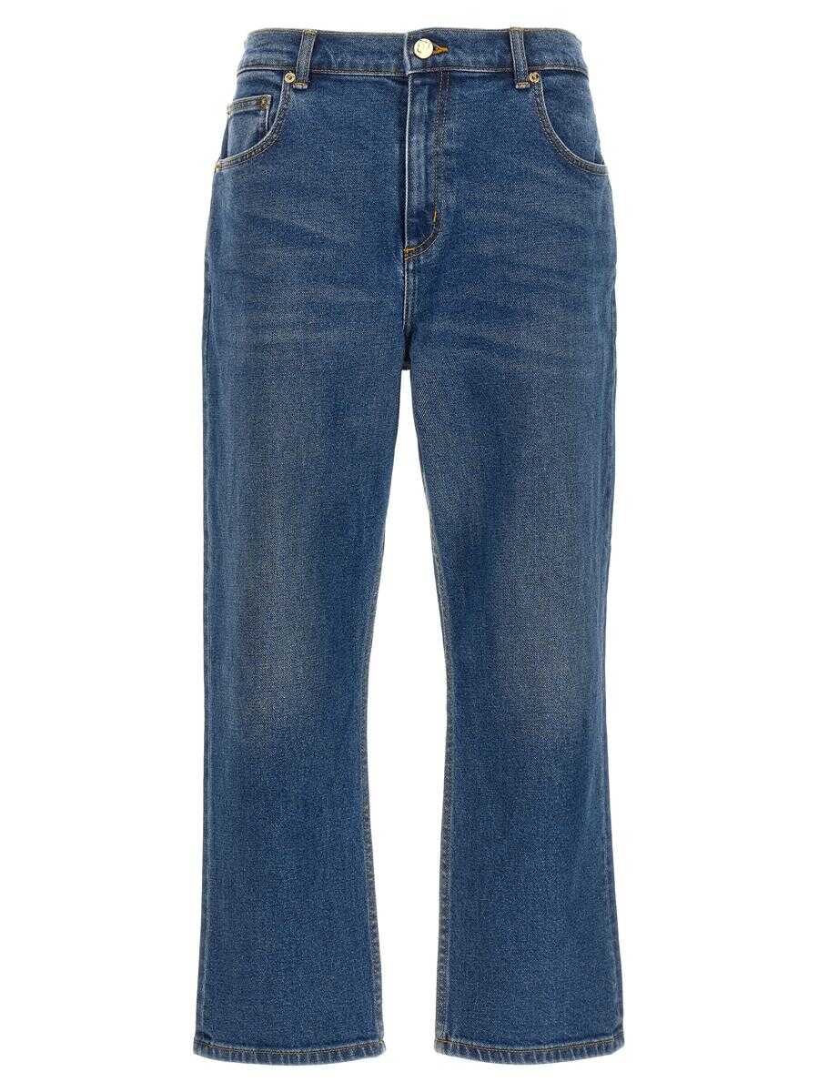 Poze Tory Burch TORY BURCH 'Cropped Flared' jeans BLUE b-mall.ro 