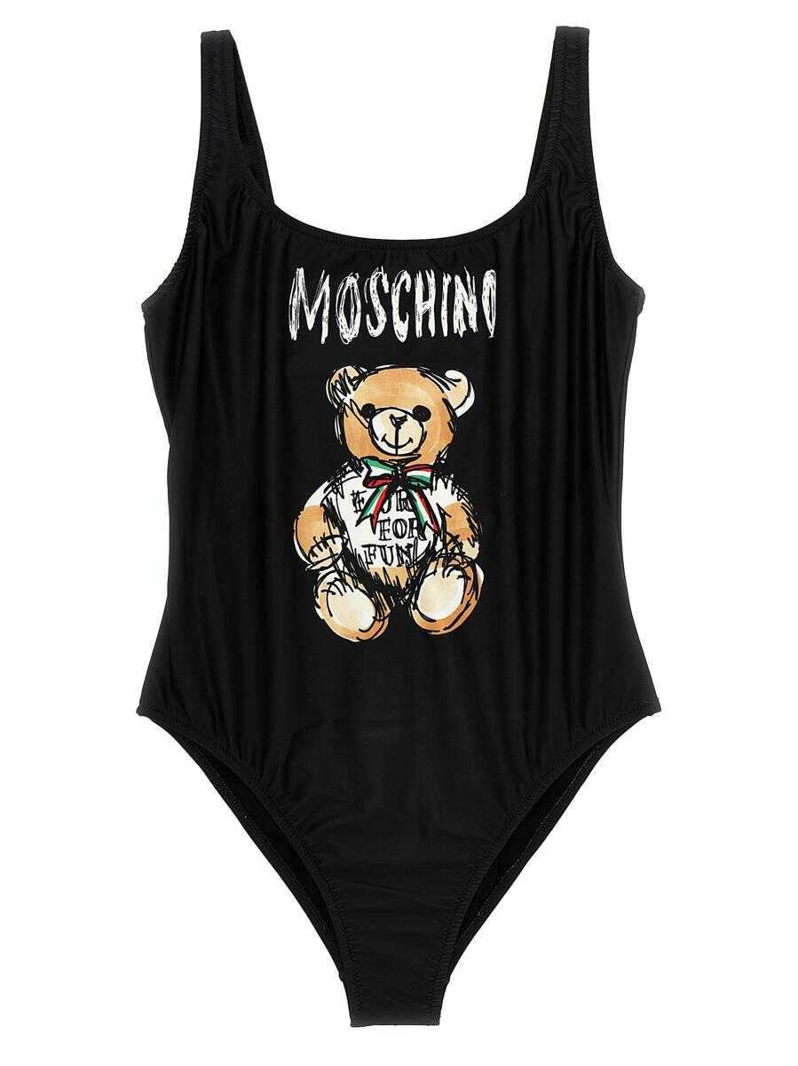 Moschino MOSCHINO \'Teddy Bear\' one-piece swimsuit BLACK