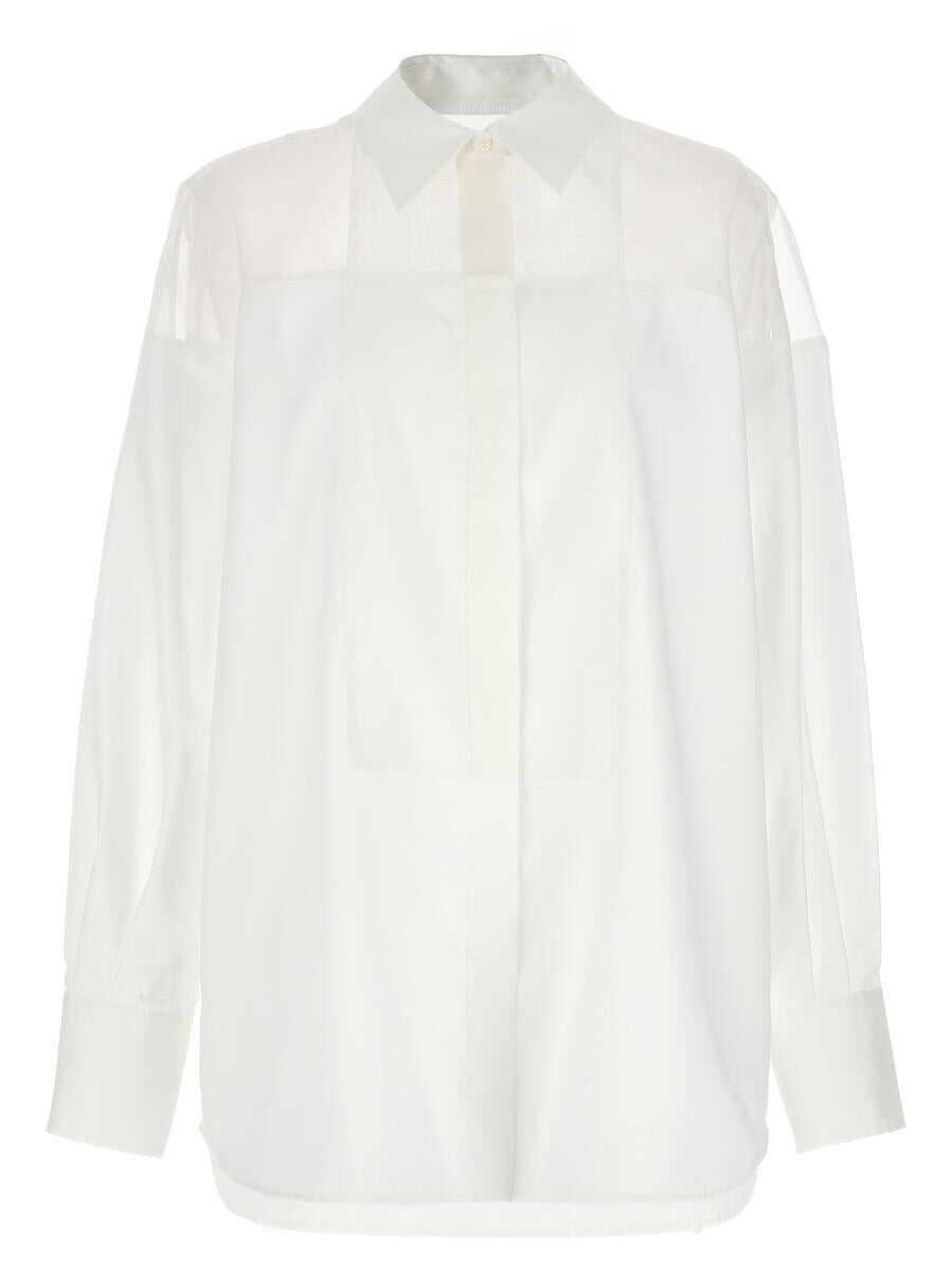 Poze HELMUT LANG HELMUT LANG 'Tuxedo' shirt WHITE b-mall.ro 