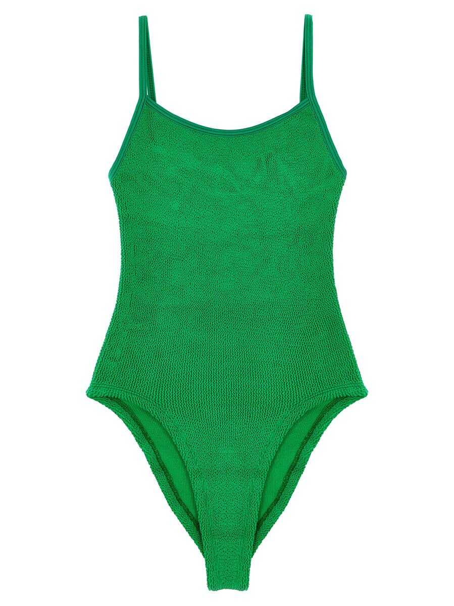 HUNZA G HUNZA G \'Pamela Swim\' one-piece swimsuit GREEN