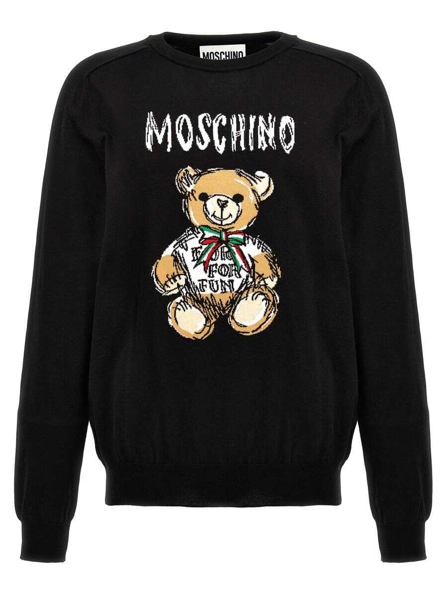 Moschino MOSCHINO \'Archive teddy\' sweater BLACK