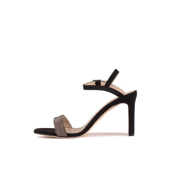Pantofi cu toc Fabiana Filippi Fabiana Filippi Technical Fabric Sandal BLACK Femei (BM 12448122) 2