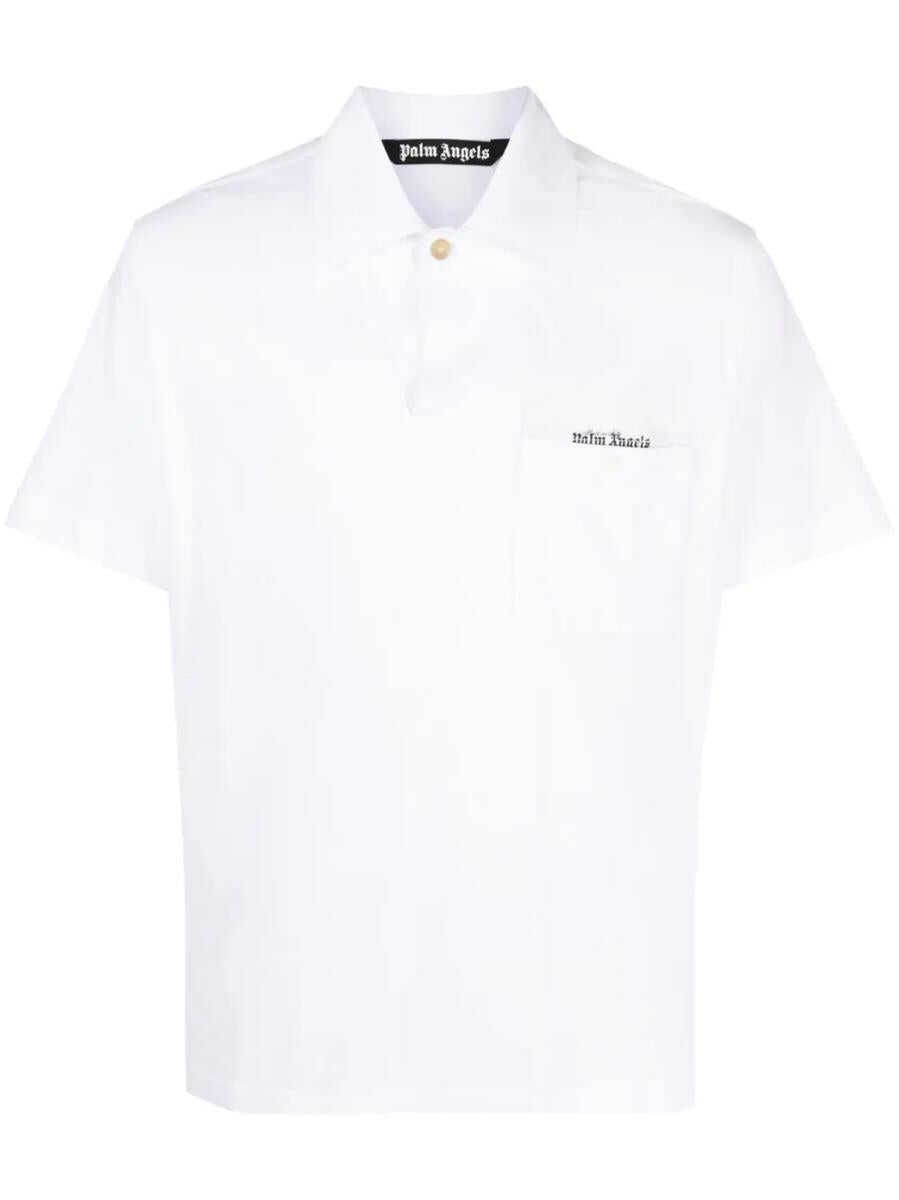 Palm Angels PALM ANGELS POLO SARTORIAL TAPE WHITE