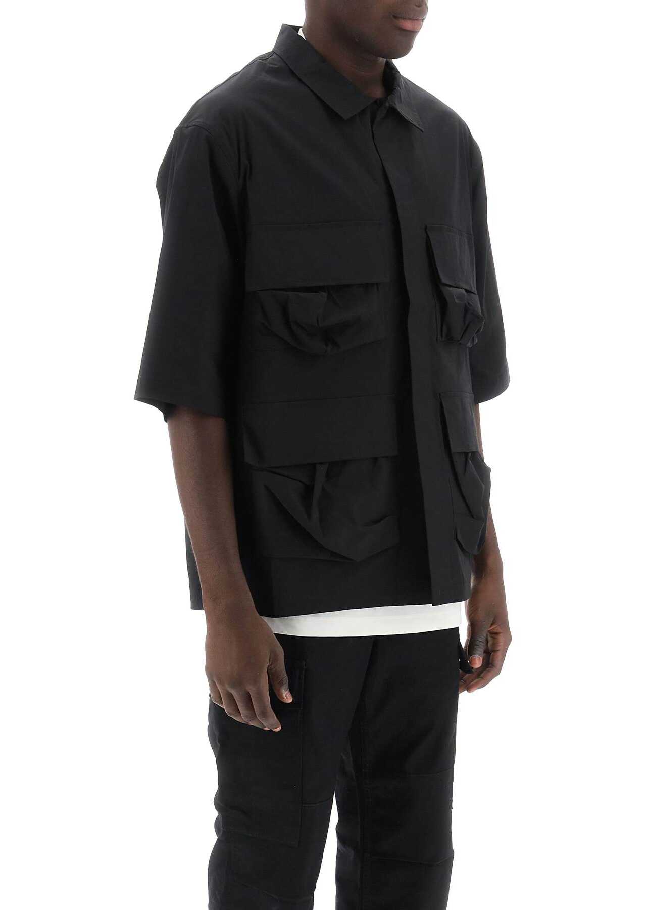 Y-3 Short-Sleeved Cargo Shirt BLACK