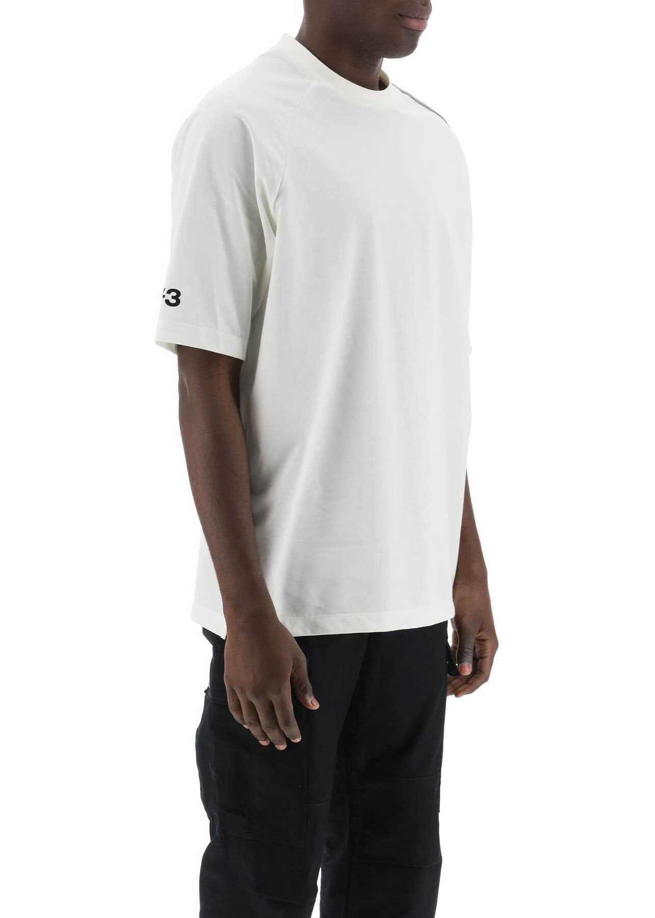 Y-3 3-Stripes Crew-Neck T-Shirt OWHITE