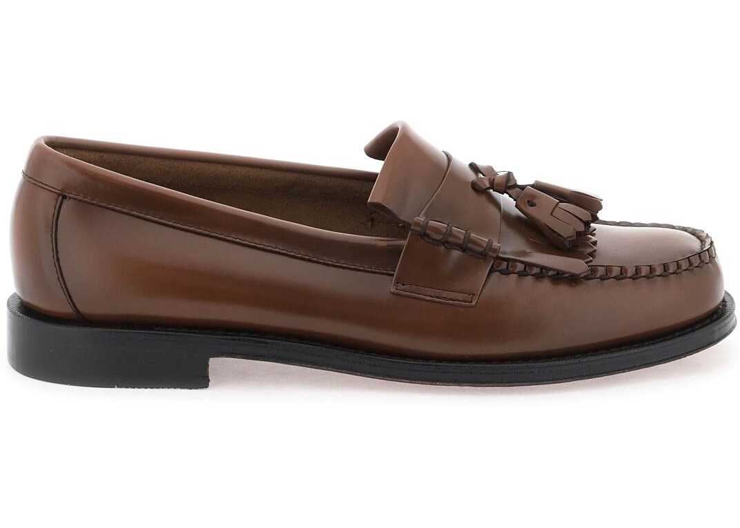 G.H. BASS Esther Kiltie Weejuns Loafers MID BROWN