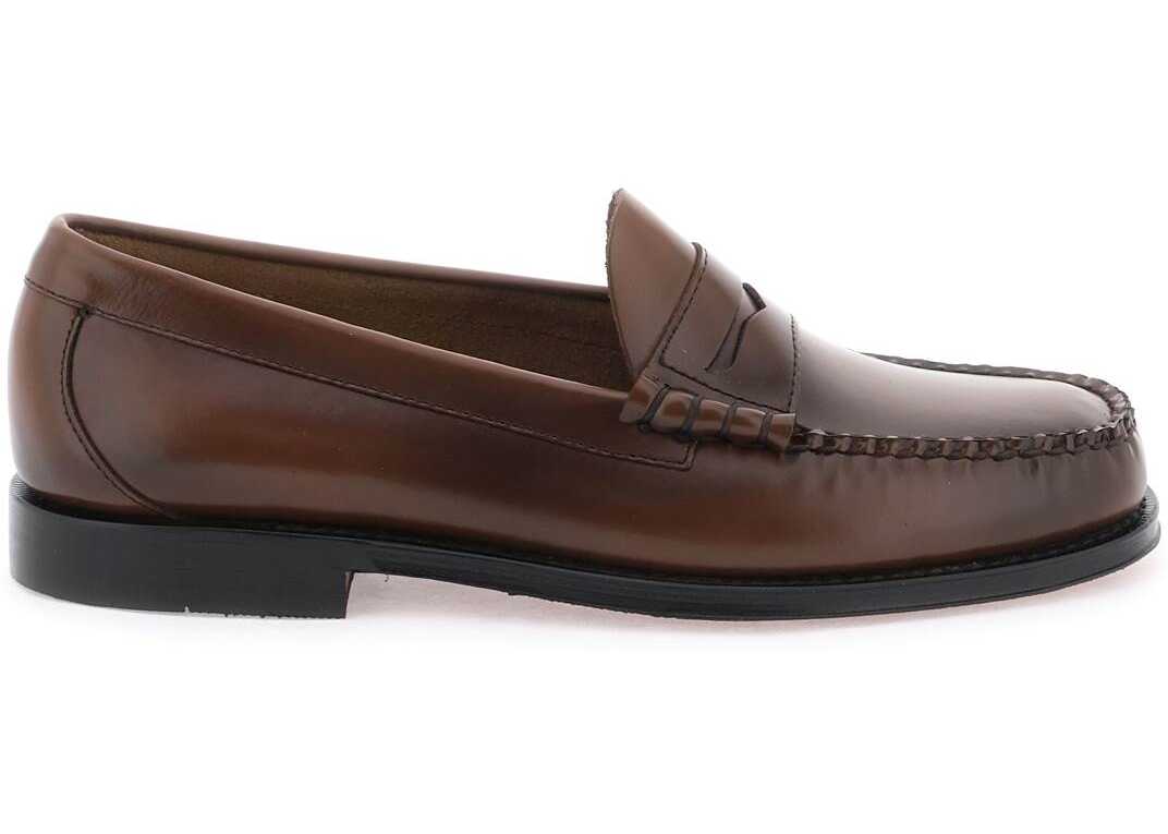 G.H. BASS Weejuns Larson Penny Loafers MID BROWN