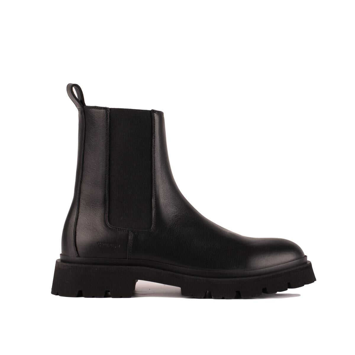 Copenhagen COPENHAGEN Smooth leather low Chelsea ankle boots BLACK