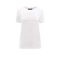 Tricouri Dolce & Gabbana Cotton Crew-Neck T-Shirt Femei