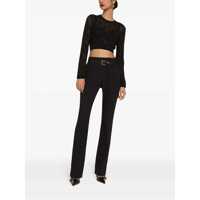 Pulovere Dama - Pulovere Dolce & Gabbana Dolce & Gabbana Long Sleeve Crew-Neck Sweater Black Femei (BM 12454155) - B-mall.ro