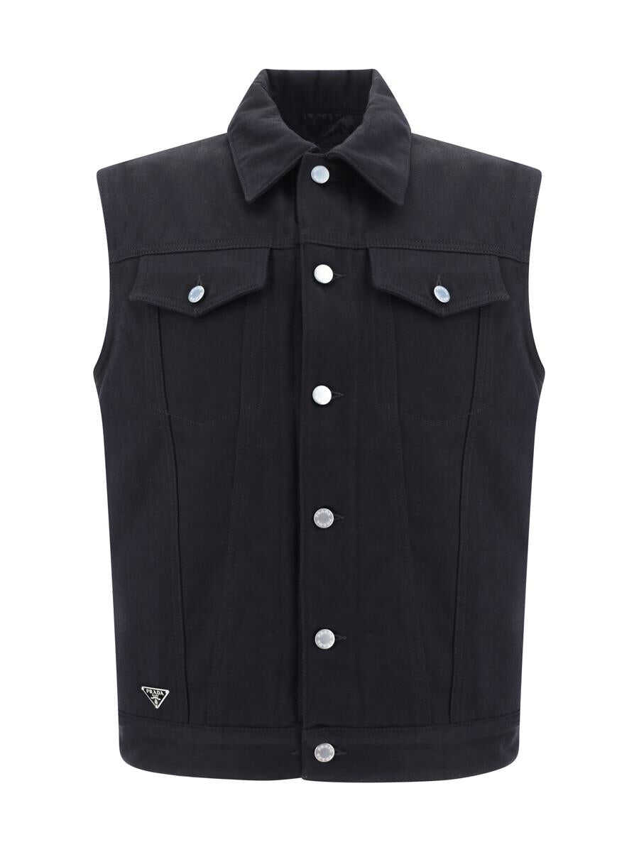 Prada PRADA JACKETS BLACK