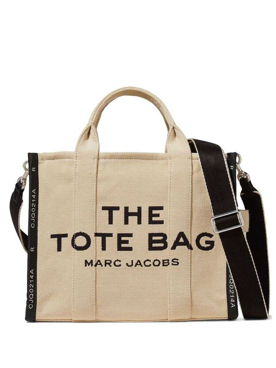 Marc Jacobs MARC JACOBS THE JACQUARD MEDIUM TOTE BAGS NUDE & NEUTRALS