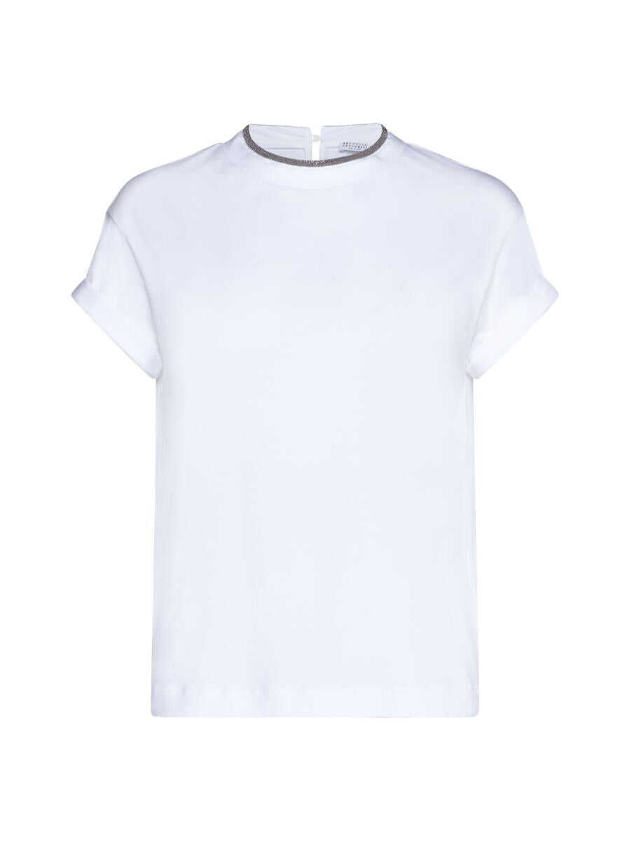 Brunello Cucinelli Brunello Cucinelli T-shirts and Polos WHITE