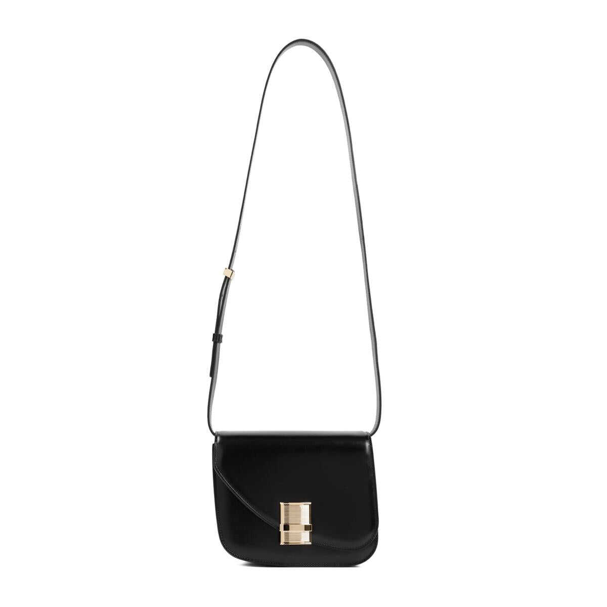 Salvatore Ferragamo SALVATORE FERRAGAMO OYSTER HANDBAG BLACK